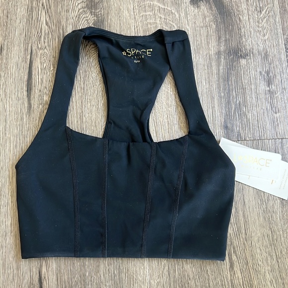 L’Space Beckham corset Seamed Active Tank - black XS - Picture 6 of 8